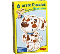 HABA 3902-6 Primeros Puzzles - Animales doméstico Puzle Infantil, Multicolor (3902)