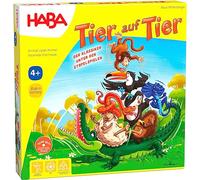 Haba 4478 Tier auf Tier - Juego Infantil para apilar Animales (en alemán)