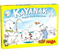 HABA 7146 - Kayanak - Hielo, Pesca y Aventura, Juego Infantil de Mesa de destreza. Más 4 años.