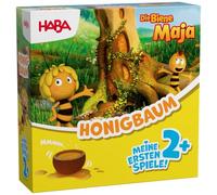 HABA Abeja Maja Honey Tree - Primer juego a partir de 2 años - Juego cooperativo de color y dados (idea de juego: abeja Hanni) - Con figura de madera de alta calidad y colmena 3D - 2014497001