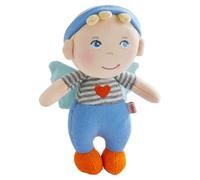HABA Ángel de la Guarda Mats - Muñeco de Tela Suave (15 cm), Bienvenida para bebés y niños pequeños, Lavable a máquina a 30 °C, 2011869001