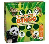 HABA Animales del Mundo - Juego de Bingo para niños a Partir de 8 años - Juego de conocimientos con 60 Cartas de Animales - Emocionante adivinanzas para niños y familias - 2012719001