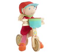 Haba Annelie - Juego de Bicicleta Annelie - Muñeca Annelie, Bicicleta de Madera, Casco de Bicicleta y Cesta, para niños a Partir de 18 Meses - 2011906001