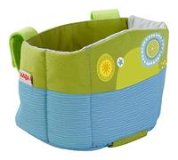 HABA Asiento de Bicicleta para muñecas, césped de Verano, Asiento Seguro para muñecas, Peluches y Peluches, Apto para Bicicleta, Trineo, Scooter y Bicicleta de Correr, fácil de Fijar con 3 Cierres de
