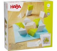 HABA Bloques de construcción creativos Prismo - Bloques de Madera Prisma para Poner, Construir y Jugar - Promueve el Pensamiento lógico - Fabricado en Alemania - para niños a Partir de 5 años -