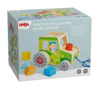 Haba Caja clasificadora Tractor: Juguete de motricidad y Tractor a Partir | Rompecabezas y juguetes infantiles de madera. Ideal como regalo para niños a partir de 12 meses.