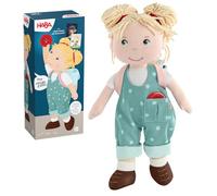 HABA Carmushka Tilli - Muñeca de Trapo para niños pequeños de 30 cm, Suave, Lavable y fácil de Poner, a Partir de 18 Meses, conocida por Mi botón, un Universo - 2013203001