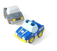 Haba Cars - Crash Set con rieles - Emocionante Juego de Coche para niños - Pista de Carreras con función de Choque para Construir y Jugar creativamente - 2013399001
