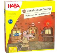 HABA Comisario Ratón Compañía-Juego de encuesta y Memoria-6 Años y más-306114, Colorido