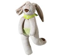 HABA Conejo Chupete para bebé - Noches tranquilas Gracias al Soporte para chupetes - 37 cm - Naturaleza - Deliciosamente Suave para acurrucarse - Gran Regalo de Nacimiento - a Partir de 0 Meses -