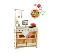 HABA Creative Play Studio - Tienda infantil para pizza, 3 en 1, tamaño único