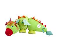 Haba Dragón Rudy - Dragón de Peluche con Elementos acústicos y táctiles, sonajero, chirrido y Espejo, para niños a Partir de 6 Meses - 2012334001