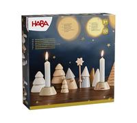 Haba Juego de candelabros Wichtelwald - Decoración navideña de Madera de Haya para Adviento y Ambiente Festivo - 2012293001