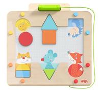 Haba Juego magnético de Formas - Juguete magnético con bolígrafo magnético y Motivos geométricos - Promueve la motricidad y el Aprendizaje de Colores a Partir de 3 años - 2012362001
