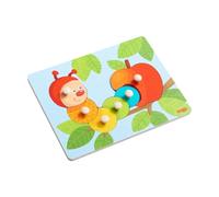 HABA 303189 - Puzzle de Agarrar Oruga de Colores. Más 1 año
