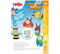 HABA Kit de manualidades para el primer corte, juego creativo de papel de la abeja Maja a partir de 3 años