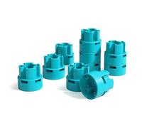 Haba Kullerbü 1009783001 - Kit de construcción para carriles Kullerbü (10 columnas, Ajustable y apilable)