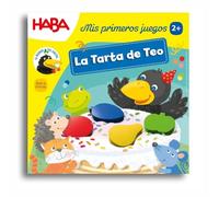 HABA La Tarta de Teo - Juego de Mesa Cooperativo para Niños 2+ - Educativo Memoria y Movimiento, Desarrollo Útil, Juego Familiar 1-4 Jugadores