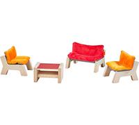 HABA Little Friends - Muebles para casa de muñecas Salón