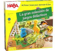 HABA Mesa Mi Primer Juego para Aprender: El Zoo-ESP, Multicolor (H305176) , Color/Modelo Surtido