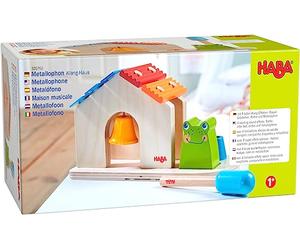 HABA Metálica Casa de Sonidos-Instrumento Musical Niño-Juguete de Despertar Musical-Desde 12 meses-305762, 305762, Colorido