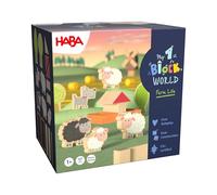 Haba Mi Primer Mundo de Bloques de construcción Walli - Juego de construcción a Partir de 1 año con Figuras, promueve la motricidad y la Creatividad - 2014557001