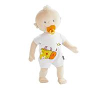 HABA Miga Baby Doll Beige - con Chupete magnético y Cuerpo para Cambiar, Casi Tan Grande como un bebé Real, Regalo de Nacimiento - 1759294001