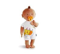 HABA Miga Baby Doll Marrón - con Chupete magnético y Cuerpo para Cambiar, Casi Tan Grande como un bebé Real, Regalo de Nacimiento - 1759294002
