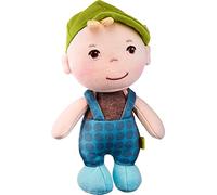 HABA Mini muñeca Suave Matteo - Pequeña muñeca de bebé niño de 6 Pulgadas Desde el Nacimiento y más