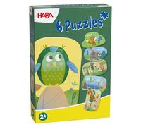 Haba Mis Primeros 6 Puzzles - Animales del Bosque - Puzzle Infantil a Partir de 2 años - con Oso, Zorro y demás - Piezas de puzle de Agarre - 2012185001