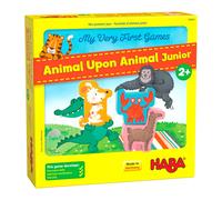 HABA Mis Primeros Juegos - Animal sobre Animal Junior: Juego de apilamiento para ni os peque os y juegos de mesa para actividades de aprendizaje