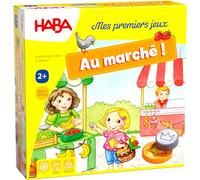 HABA - Mis Primeros Juegos - En el Mercado - Juego de Mesa Infantil - Juego de observación, imitación - Noción de Plata - 1 a 4 Jugadores - 2 años + 302782