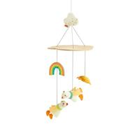 HABA Mobile Gans - Móvil para bebé de madera y tela, juguete para descubrir y mirar, para bebés a partir de 0 años, regalo de nacimiento para cuna - 2012324001