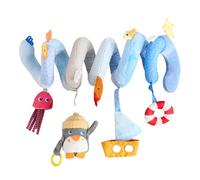 HABA Mobile Spiral Penguin - Figura de animal desmontable, cascabel y película de espejo, para cochecito y cuna, para bebés a partir de 0 años, regalo de nacimiento - 2012335001