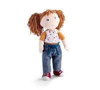 HABA Muñeca Malou - Muñeca de Trapo de 30 cm para Jugar y abrazar - Materiales Suaves y Lavables - Alternativa Ideal a la muñeca de Peluche - Adecuado para niños a Partir de 1,5 años - 2010818001