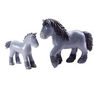 HABA- Muñecas y Animales Plegables, 306148, Gris