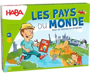 HABA Países del Mundo conocimientos geográficos Infantil-Juego de Mesa-8 años + 304214, Multicolor, Large
