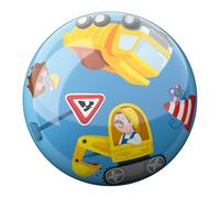 HABA Pelota Infantil de construcción - Pelota para niños a Partir de 2 años para Interior y Exterior - promueve la motricidad y la coordinación - Material Resistente con válvula - 14 cm de diámetro