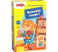 HABA Primeros Juegos-Avellana Rango Sociedad niño de Madera clasificación, competición y Memoria 1 a 3 Jugadores-2 años-303470, 303470, Colorido