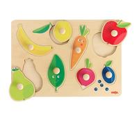 HABA- Puzle de Agarre de Frutas, Multicolor (2011811001)