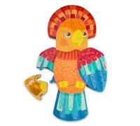 HABA Puzle de Loro 2 en 1: Rompecabezas de Madera de Dos Caras con Motivos de Animales Tropicales - Montessori Puzzle para niños a Partir de 4 años - 2011453001