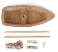 HABA 304244 Terra Kids Assembly kit Cork Boat- Optimum floating properties - in shallow water, in the sea or in the bathtub, made of environmentally friendly material
