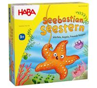 Haba Seebastian Seebastian - Juego de Pesca de Madera para niños a Partir de 3 años, promueve la motricidad Fina, Juego Libre, Aprendizaje y Diferencia de Colores - 2012229001