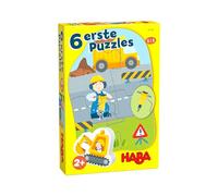 HABA- Sitio de construcción Puzzle, Multicolor (1307184001)