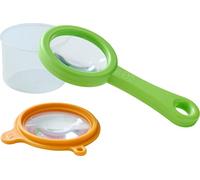 HABA Terra Kids 1306311001 - Lupa de Vaso 3 en 1 con Aumento de 5 a 10x para pequeños naturalistas - Descubre Plantas e Insectos