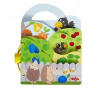 HABA- Theo Libro bebé Le Huerto-Madera PEFC-Regalo bebé-10 Meses en más-306786, Color Colorido, Medium (306786)