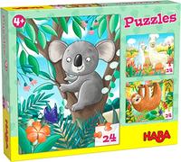 HABA- Tiere Puzzle a Partir de 3, Color carbón (306480)