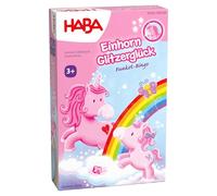 HABA- Unicornio de la Suerte Brillante - Bingo, Color Rosa (2012212001)