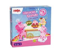 HABA Unicornio Destello Dados Mágicos - Juego de Mesa Infantil de Dados para Niños +4 Años | Juego Familiar de 1 a 4 Jugadores | Partidas Rápidas 10 min