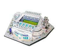 Habarri Stamford Bridge Stadion Puzzle 3D - Juego completo de rompecabezas en 3D - Estadio de fútbol 3D para niños y adultos - Modelo de un estadio de fútbol - Modelismo - 108 elementos